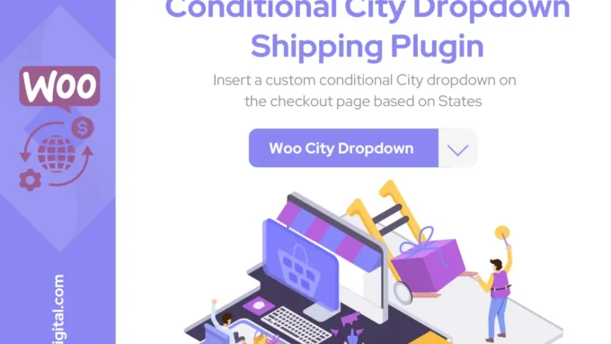 Woocommerce Conditional City Dropdown Shipping Plugin